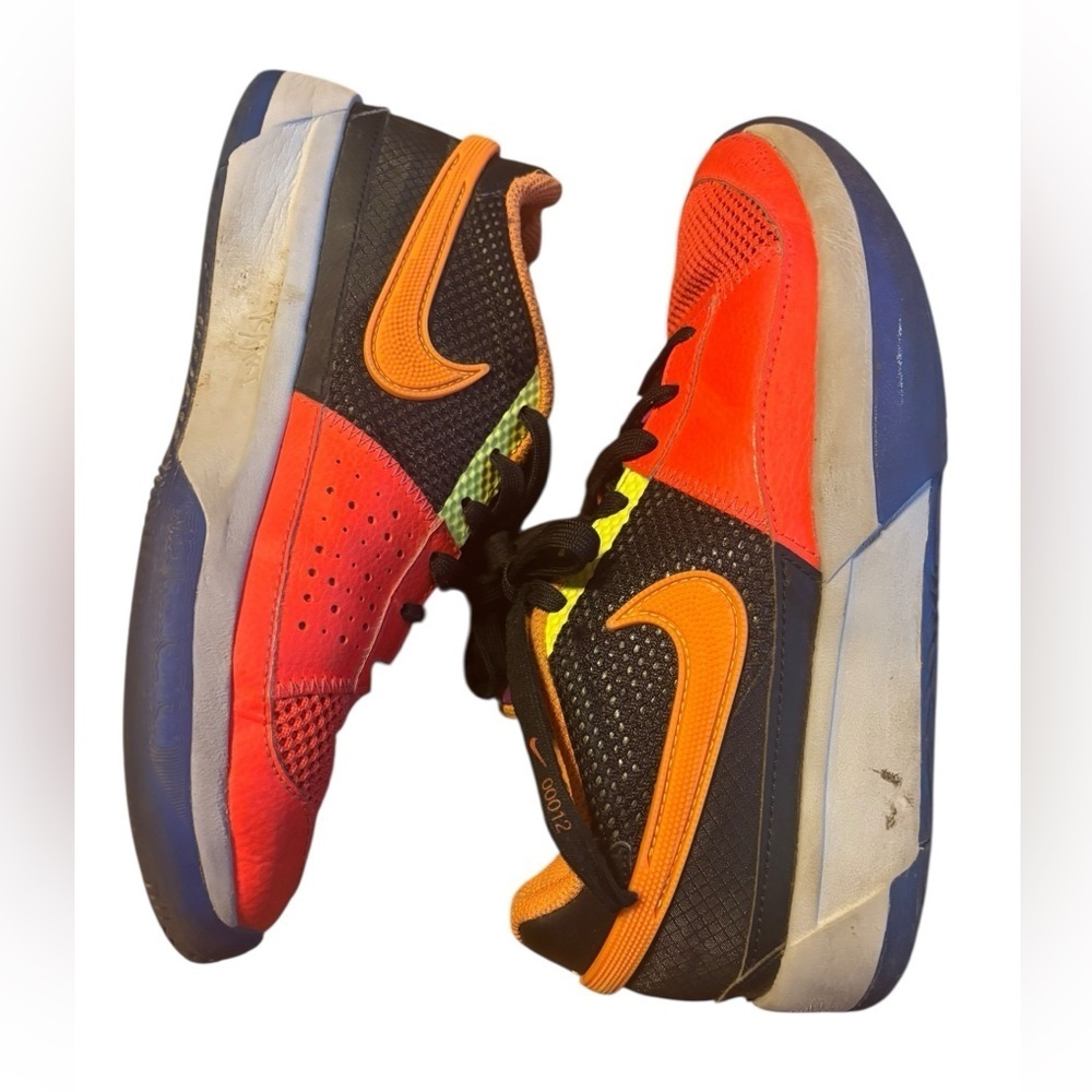 Nike Ja 1 ASW EP Black Red Blue Basketball Shoes Kids Youth Boys 5.5 Ja Morant - Picture 6 of 8